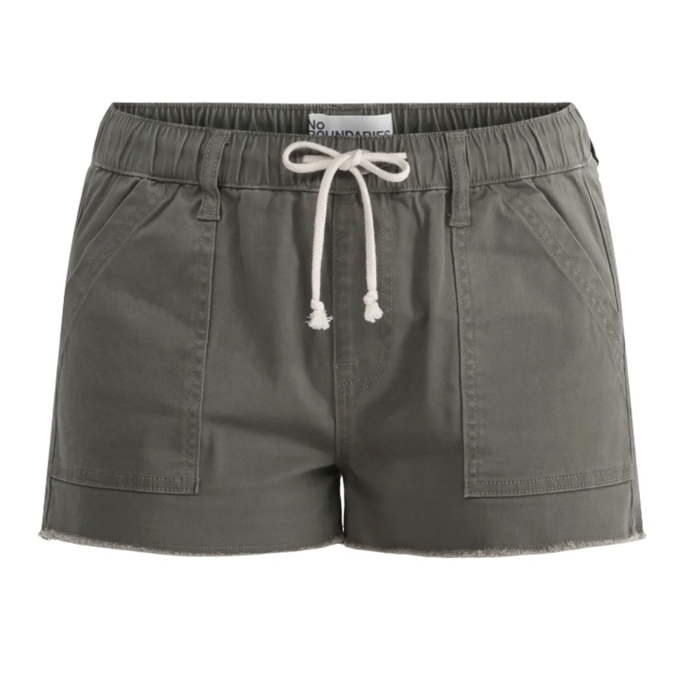 No Boundaries Green Cargo Shorts Relaxed Fit